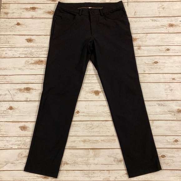 Lululemon Commission ABC Pants Men's 34 Black Style E40416 Size 34
